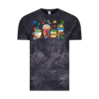Cloud Black autism awareness day coffee cups Vintage Tee - MaliasSmallBusiness