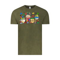 Vintage Olive autism awareness day coffee cups Vintage Tee - MaliasSmallBusiness