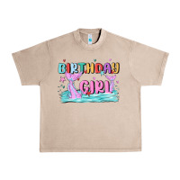 French Oak birthday girl Urban Heavy Tee - MaliasSmallBusiness