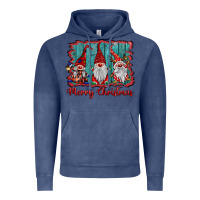 Vintage Denim merry christmas gnomes Vintage Hoodie - BarkalooDesign