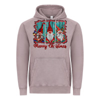 Vintage Zinc merry christmas gnomes Vintage Hoodie - BarkalooDesign