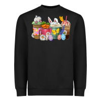 Black Easter coffee cups Heavyweight Sweatshirt - NancyCooperArtShop