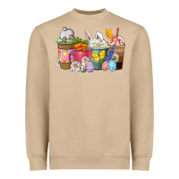 Mushroom Easter coffee cups Heavyweight Sweatshirt - NancyCooperArtShop