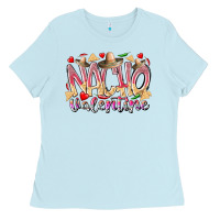 Baby Blue nacho valentine Ladies Tee - RacoonDesign
