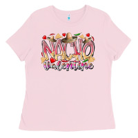 Bubblegum Pink nacho valentine Ladies Tee - RacoonDesign