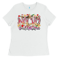 White nacho valentine Ladies Tee - RacoonDesign