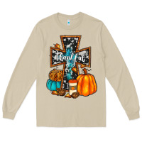 Mushroom thankful cross Long Sleeve Tee - JahusDesignShop