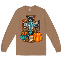 Toasted Coconut thankful cross Long Sleeve Tee - JahusDesignShop