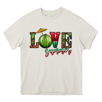Cream love summer Heavy Core Tee - CowhideDigitalArt