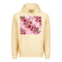 Pina Colada hibiscus flowers with glitter Premium Hoodie - TumblerDesignByShophia
