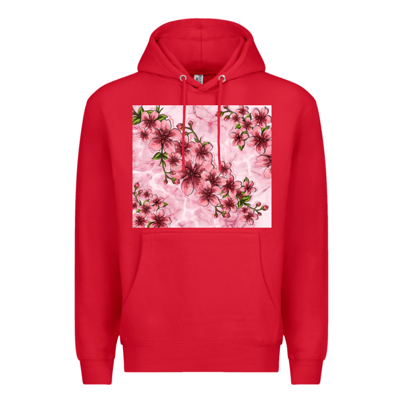 Hibiscus Flowers With Glitter Premium Hoodie by TumblerDesignByShophia | Teevron