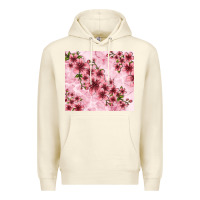 Sandshell hibiscus flowers with glitter Premium Hoodie - TumblerDesignByShophia