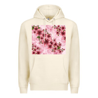 Tofu hibiscus flowers with glitter Premium Hoodie - TumblerDesignByShophia