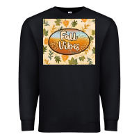 Black retro fall vibes Premium Sweatshirt - TumblerDesignByShophia