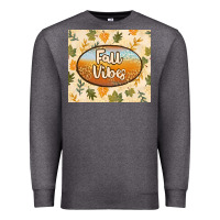 Charcoal Heather retro fall vibes Premium Sweatshirt - TumblerDesignByShophia