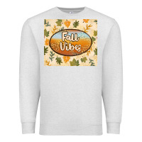 Oatmeal Heather retro fall vibes Premium Sweatshirt - TumblerDesignByShophia