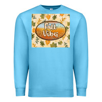 Ocean Blue retro fall vibes Premium Sweatshirt - TumblerDesignByShophia