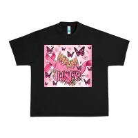 Black breast cancer nails hope Urban Heavy Tee - MaliasSmallBusiness