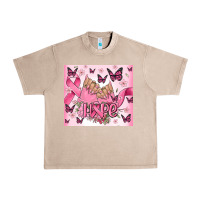 French Oak breast cancer nails hope Urban Heavy Tee - MaliasSmallBusiness