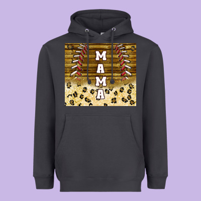 Mama Baseball Sippy Cup Heavyweight Hoodie Designed By Tumblerdesignbyshophia