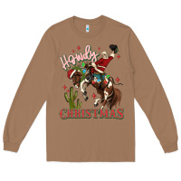 Toasted Coconut howdy christmas cowboy santa Long Sleeve Tee - MaliasSmallBusiness