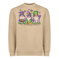 Mushroom mardi gras gnomes Heavyweight Sweatshirt - MaliasSmallBusiness