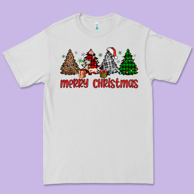 Merry Christmas Tree Premium Tee Designed By Jahusdesignshop