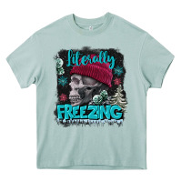 Arona literally freezing skull Heavy Core Tee - FaDigitalArtStudio