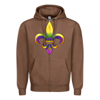 Chestnut mardi gras Zipper Hoodie - RanaPortraitStore