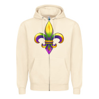 Sandshell mardi gras Zipper Hoodie - RanaPortraitStore