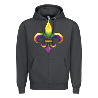 Smoke mardi gras Zipper Hoodie - RanaPortraitStore