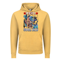 Vintage Mustard Reel Cool Dad Bass Vintage Hoodie - LillyAllenDesigns