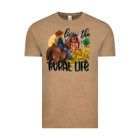 Vintage Coffee livin the rural life Vintage Tee - MaliasSmallBusiness
