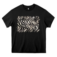 Black zebra pattern background Heavy Core Tee - BarkalooDesign