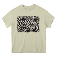 Mossy zebra pattern background Heavy Core Tee - BarkalooDesign