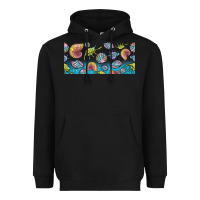 Black sea shells Heavyweight Hoodie - TumblerDesignByShophia