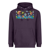 Plum sea shells Heavyweight Hoodie - TumblerDesignByShophia