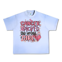 Grape Ice cancer picked the wrong girl malia Urban Heavy Tee - MaliasSmallBusiness