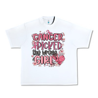 White cancer picked the wrong girl malia Urban Heavy Tee - MaliasSmallBusiness