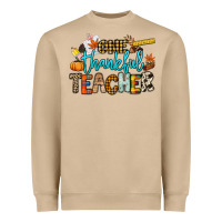 Mushroom One thankful Teacher Heavyweight Sweatshirt - NancyCooperArtShop