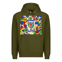 Army Green different is beautiful Premium Hoodie - TumblerDesignByShophia