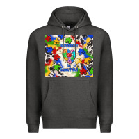 Charcoal Heather different is beautiful Premium Hoodie - TumblerDesignByShophia