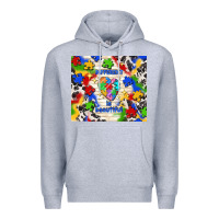 Heather Grey different is beautiful Premium Hoodie - TumblerDesignByShophia
