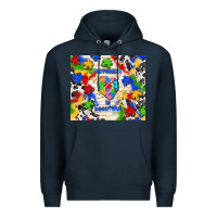 Navy different is beautiful Premium Hoodie - TumblerDesignByShophia