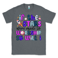 Charcoal Heather if the stars were made to worship so will i Classic Tee - MaliasSmallBusiness