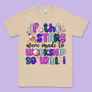 If The Stars Were Made To Worship So Will I Classic Tee Designed By Maliassmallbusiness