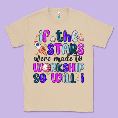 If The Stars Were Made To Worship So Will I Classic Tee Designed By Maliassmallbusiness