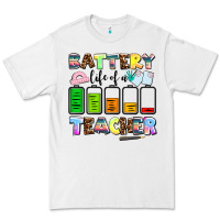 White battery life of a teacher Premium Tee - AdoDesignShop