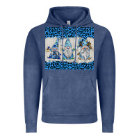 Vintage Denim snowy christmas gnomes Vintage Hoodie - BarkalooDesign