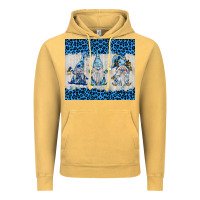 Vintage Mustard snowy christmas gnomes Vintage Hoodie - BarkalooDesign